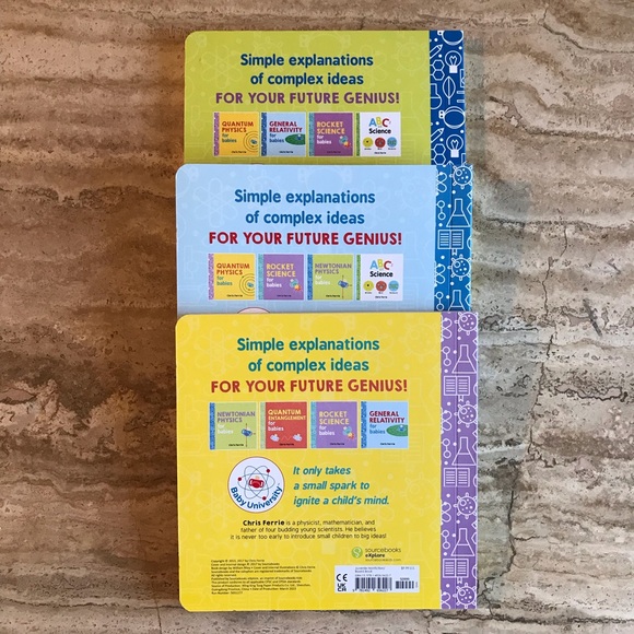 Quantum physics, Newtonian physics, General Relativity for Babies Books - Picture 5 of 6